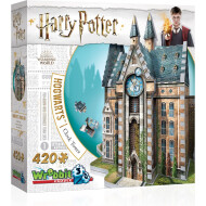 Wrebbit Puzzle 3D Harry Potter Tour de l’Horloge de Poudlard - 420 pièces - Age à partir de 12 ans et plus