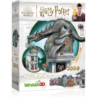 Wrebbit Puzzle 3D Harry Potter Banque Gringotts - 300 pièces - Age à partir de 12 ans et plus