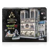 Wrebbit Puzzle 3D Assassin’s Creed Unity Notre-Dame - 860 pièces - Age à partir de 14 jaar