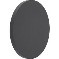 Brilliant Shadow Wandlamp - Ø15cm - Aluminium - Zwart - Aantal lichtpunten 1 - Materiaal Aluminium - Kleur Zwart - Type lamp LED - Vermogen 6 W