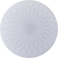 Brilliant Farah Plafonnier - Ø34cm - Plastique/Métal - Blanc Mat - Douilles Nvt - Matériel Métal,Matière plastique - Nombre de points lumineux 1 - Couleur Blanc - Type de lampe LED