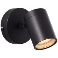 Brilliant Alessia Spot mural - Ø13.8cm - Métal - Noir - Couleur Noir - Type de lampe LED - Douilles Nvt - Matériel Métal