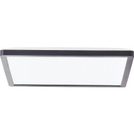Brilliant Sorell Plafonnier - 29.40x29.40cm - Plastique - Noir - Nombre de points lumineux 1 - Type de lampe LED - Couleur Noir - Matériel Matière plastique - Douilles Nvt