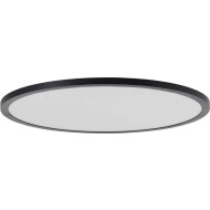 Brilliant Tuco Plafonnier - Ø50cm - Plastique - Blanc/Noir - Couleur Noir,Blanc - Matériel Matière plastique - Type de lampe LED - Douilles Nvt - Nombre de points lumineux 1