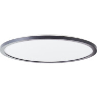 Brilliant Sorell Plafonnier - Ø42cm - Plastique - Noir - Couleur Noir - Type de lampe LED - Matériel Matière plastique - Nombre de points lumineux 1 - Douilles Nvt