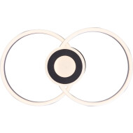 Brilliant Bray Plafonnier - 30x82x8.50cm - Métal - Noir - Matériel Métal - Couleur Noir - Type de lampe LED - Nombre de points lumineux 1 - Douilles Nvt