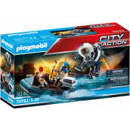 Playmobil City Action Jetpack de la Police Arrestation du Voleur d'Œuvres d'art - 70782 - Marque Playmobil - Age à partir de 5 ans