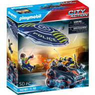 Playmobil City Action Politieparachute Achtervolging van het Amfibievoertuig - 70781 - Merk Playmobil - Leeftijd vanaf 5 jaar