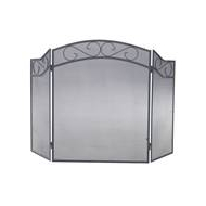 Practo Home Haardscherm Grandeur Extra Breed - 130,3x81,4cm - Robuust Staal - Zwart - Topper - Merk Practo Home