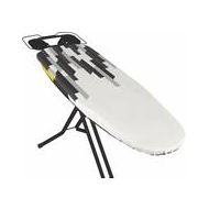 Practo Home Strijkplank Verstelbaar in Hoogte tot 90cm - 120x38cm - Toulouse - Merk Practo Home - Kleur Chroom - Opties Inklapbaar