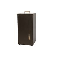 Practo Home Boîte à Pellets avec Couvercle - 70L - Noir - Marque Practo Home