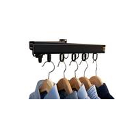 Practo Home Séchoir Mural Pliable - 120cm - Trois Parties - Noir - Marque Practo Home - Matériel Métal