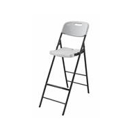 Practo Garden Tabouret Haut Pliant - 118x44,5x81cm - Marque Practo Garden - Matériel Matière plastique,Métal