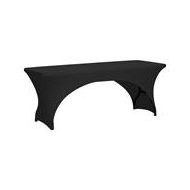 Practo Garden Beschermhoes voor Partytafel - 185x75cm - Zwart - Merk Practo Garden