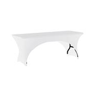 Practo Garden Beschermhoes voor Partytafel - 185x75cm - Wit - Merk Practo Garden