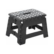 Escalo Uppy Opstapje - Opvouwbaar - 150kg Draagkracht - 22cm Hoog - Zwart - Merk Escalo - Aantal treden 1