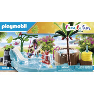 Playmobil Family Fun Kinderzwembad met whirlpool - 70611 - Merk Playmobil - Leeftijd vanaf 4 jaar