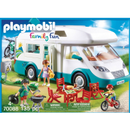 Playmobil Family Fun Mobilhome met familie - 70088 - Merk Playmobil - Leeftijd vanaf 4 jaar