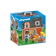 Playmobil Ferme transportable - 4142 - Marque Playmobil - Age à partir de 4 ans