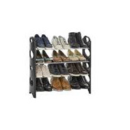 Practo Home Rangement Chaussures Noir en Métal et Plastique - 12 Paires - Empilable - Marque Practo Home
