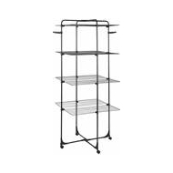 Practo Home Tour de Séchage Sara avec Roulettes Pliable - 4 Niveaux - 40m - Marque Practo Home - Matériel Matière plastique,Métal