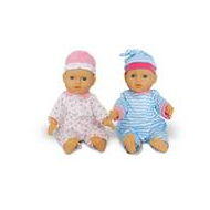 Little Cuddles Babydoll - 30cm - 4ass - Merk DDD Toys - Leeftijd vanaf 2 jaar