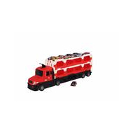 2 in 1 Truck Brandweer - Licht en Geluid - Met Accessoires - Rood - Merk DDD Toys - Leeftijd vanaf 3 jaar