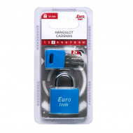 Cadenas 30 mm bleu + 2 clés - Nouveau depuis 15/02/2022 - Marque Euro Tools