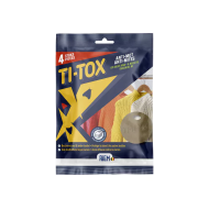 Riem Ti-Tox Anti-Mites Crochet Base Géraniol - Protège Laine et Textiles - Odeur Fleurie - 4 pièces - Convient pour Insectes