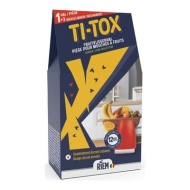 Riem Ti-Tox Piège pour Mouches à Fruits avec Recharges - Sans Insecticides - 4 pièces - Convient pour Insectes