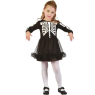Costume squelette robe - 3-4 ans - Surmatelas - Nouveau depuis 01/11/2024 - Age 2 jusqu'à 3 ans - Taille  98-104 - Sexe Fille
