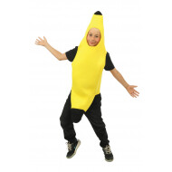 Kinderkostuum Banaan - Foam - One Size - Maat One Size - Geslacht Unisex - Leeftijd Nvt