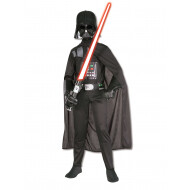 Kinderkostuum Darth Vader - 9-10 jaar - Maat 140-146 - Leeftijd 9 t/m 10 jaar - Geslacht Jongen