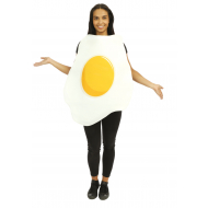 Kostuum Speigelei volwassenen - Foam - One Size - Maat One Size - Geslacht Unisex