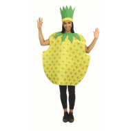 Kostuum Ananas volwassenen - Foam - One Size - Maat One Size - Geslacht Unisex