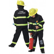 Brandweer Kostuum  - Maat 152 - Merk Partyline - Geslacht Jongen - Leeftijd vanaf 12 jaar - Maat 152