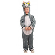 Déguisement Chat - Gris - Taille 128 - Marque Partyline - Age à partir de 8 ans - Taille  128 - Sexe Unisex