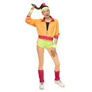 Fluo Trainingspak Fit Girl - Maat 36 - Merk Partyline - Geslacht Dames - Maat 36