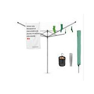 Liftomatic 50 m avec ancre, housse et sac - Marque Brabantia - Matériel Métal,Acier