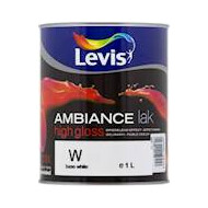 Ambiance lak high gloss mix 1 L wit - Merk Levis - Toepassing Non ferro metalen,PVC,MDF,Hout - Glansgraad Hoogglans - Verfbasis Watergedragen - Geschikt voor Binnen