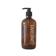 Point-Virgule Boston fles uit glas met pomp amber Conditioner 500ml - Merk Point Virgule