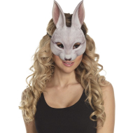 Masker Konijn - Volwassenen en Kinderen - Wit