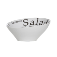 Cosy&Trendy Trinity Saladier - Ø19cm - Porcelaine - Blanc - Matériel Porcelaine - Couleur Blanc
