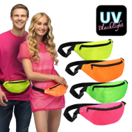 Heuptasje Neon UV Blacklight - 4ass