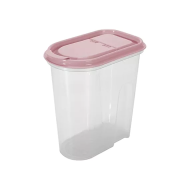 Niza Boîte de Rangement pour Céréales - 2L - Plastique - Rose - Matériel Plastique - Couleur Rose