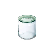 Luminarc Pure Jar Opbergpot met Deksel - 750ml - Glas - Groen - Materiaal Glas - Kleur Groen