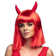Perruque Spicy Devil - Adultes - Taille Unique - Rouge