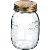 Bormioli Rocco Quattro Stagioni Weckpot - Ø9cm - 500 ml - Glas - Transparant - Materiaal Glas - Kleur Transparant