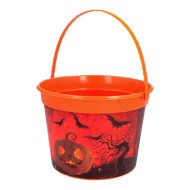 Seau Halloween Holo - 14.7x20.6cm - Orange