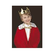 Kroon Koning - Kinderen - One Size - Goud